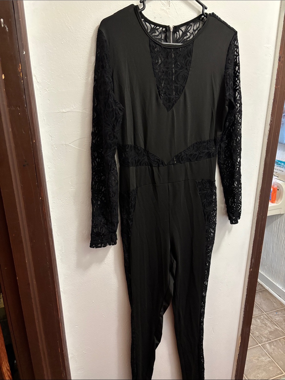 Jet Black Lace Birthday Body suit